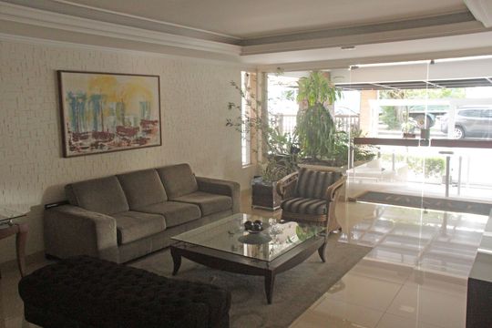 Área comum de apartamento para alugar com 3 quartos, 200m² em Ponta da Praia, Santos