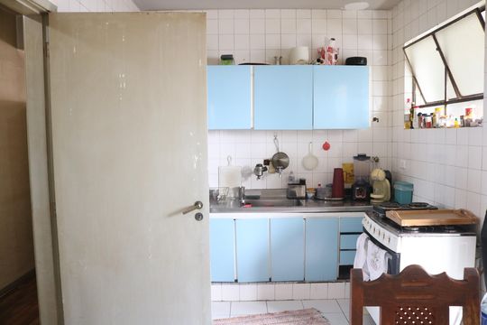 Cozinha de apartamento à venda com 3 quartos, 116m² em Pompeia, São Paulo