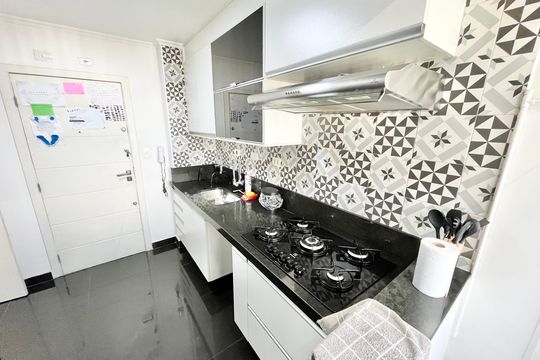 Cozinha de apartamento à venda com 2 quartos, 74m² em Santana, São Paulo