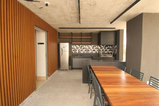 Área comum - Churrasqueira de apartamento à venda com 1 quarto, 35m² em Ipiranga, São Paulo