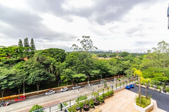 Varanda de apartamento à venda com 1 quarto, 36m² em Santo Amaro, São Paulo