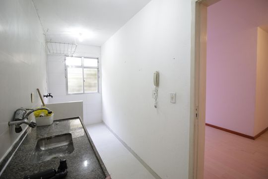 Cozinha de apartamento à venda com 2 quartos, 42m² em Freguesia (jacarepaguá), Rio de Janeiro
