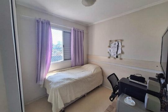 Quarto 1 de apartamento à venda com 2 quartos, 48m² em Vila Palmares, Santo André