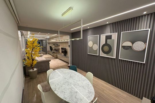 Sala de apartamento à venda com 2 quartos, 130m² em Joá, Rio de Janeiro