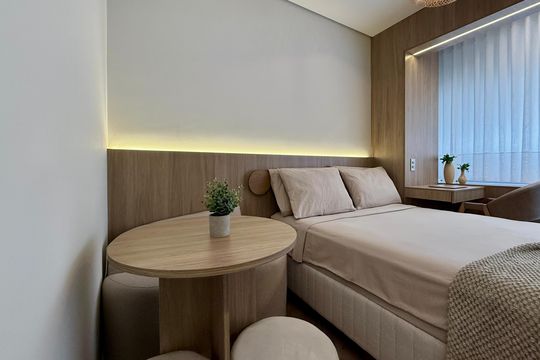 Sala de kitnet/studio para alugar com 1 quarto, 25m² em Santo Amaro, São Paulo