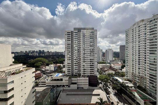 Vista do Studio de kitnet/studio para alugar com 1 quarto, 25m² em Santo Amaro, São Paulo