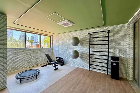 Área comum de kitnet/studio para alugar com 1 quarto, 25m² em Santo Amaro, São Paulo