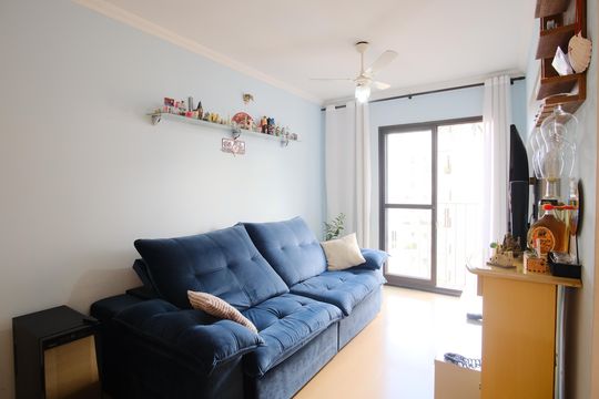 Sala de apartamento para alugar com 3 quartos, 74m² em Tatuapé, São Paulo