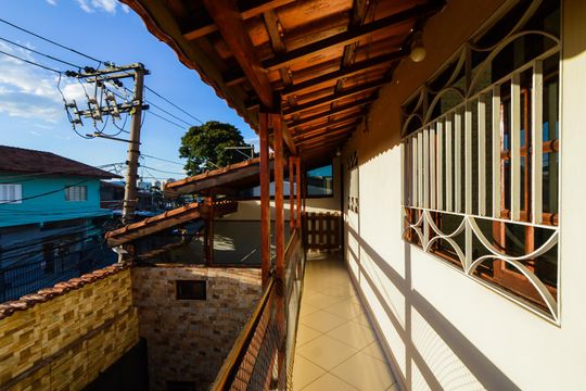 Varanda da Sala de casa à venda com 2 quartos, 200m² em Vila Galvão, Guarulhos