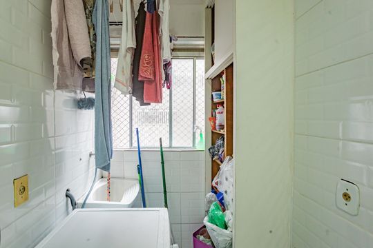 Área de Serviço de apartamento à venda com 3 quartos, 55m² em Jardim Santa Emilia, São Paulo