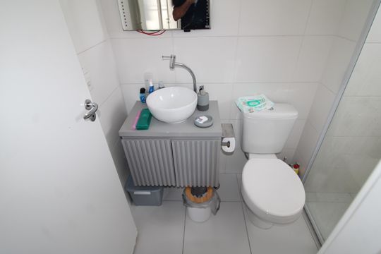 Banheiro de apartamento à venda com 1 quarto, 31m² em Casa Verde, São Paulo