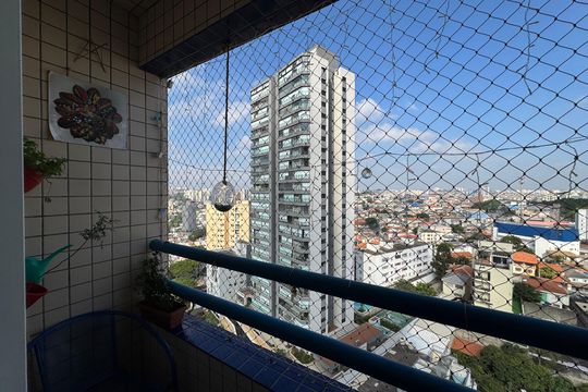 Sacada da Sala de apartamento à venda com 2 quartos, 82m² em Centro, Osasco