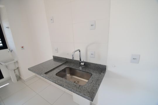 Cozinha de kitnet/studio à venda com 1 quarto, 45m² em Taquaral, Campinas