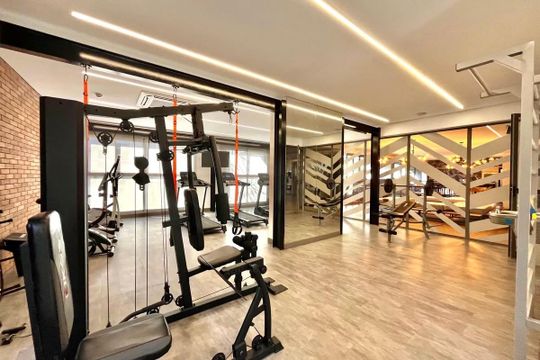 Área comum - Academia de kitnet/studio à venda com 1 quarto, 28m² em Vila Guarani (zona Sul), São Paulo