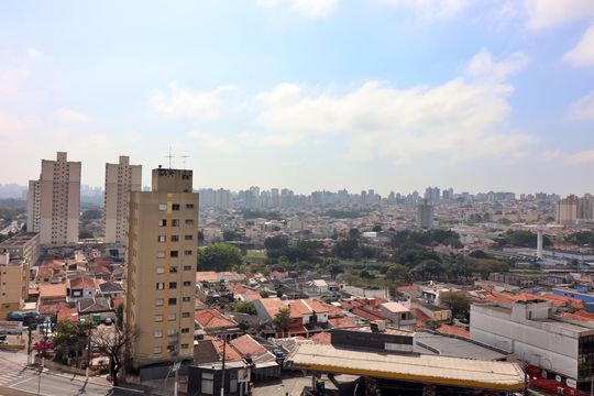 Quarto 1 - Suíte Vista  de apartamento para alugar com 2 quartos, 70m² em Vila Margarida, São Bernardo do Campo