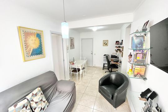 Sala de apartamento à venda com 1 quarto, 52m² em Santana, São Paulo