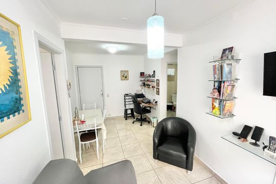 Sala de apartamento à venda com 1 quarto, 52m² em Santana, São Paulo