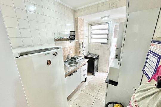 Cozinha de apartamento à venda com 1 quarto, 52m² em Santana, São Paulo