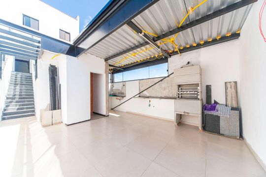Cozinha e Área Gourmet de apartamento à venda com 2 quartos, 83m² em Vila América, Santo André