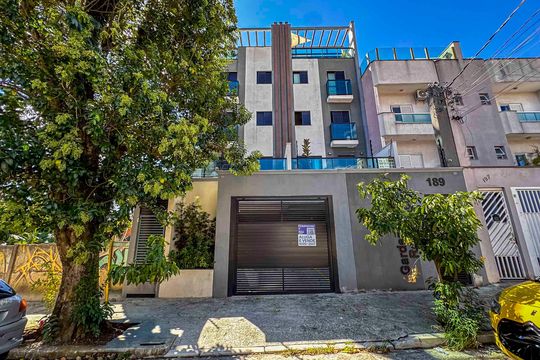 Fachada de apartamento à venda com 2 quartos, 83m² em Vila América, Santo André
