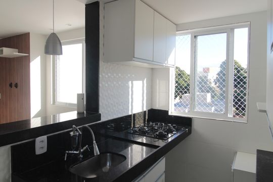 Cozinha de apartamento para alugar com 2 quartos, 90m² em Venda Nova, Belo Horizonte