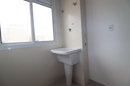 Área de Serviço de apartamento à venda com 2 quartos, 54m² em Vila Pires, Santo André