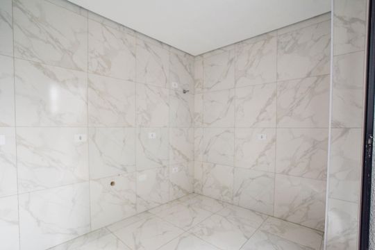 Cozinha de apartamento à venda com 2 quartos, 47m² em Vila Guarani, Santo André