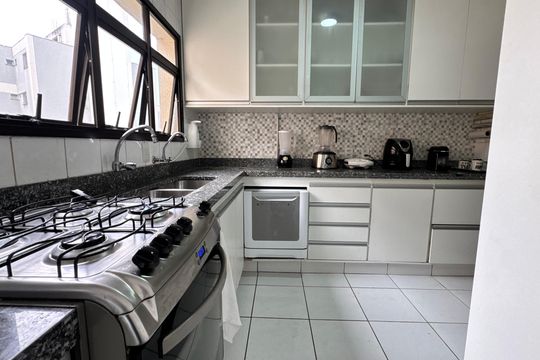 Cozinha de apartamento à venda com 3 quartos, 132m² em Parque Bairro Morumbi, São Paulo