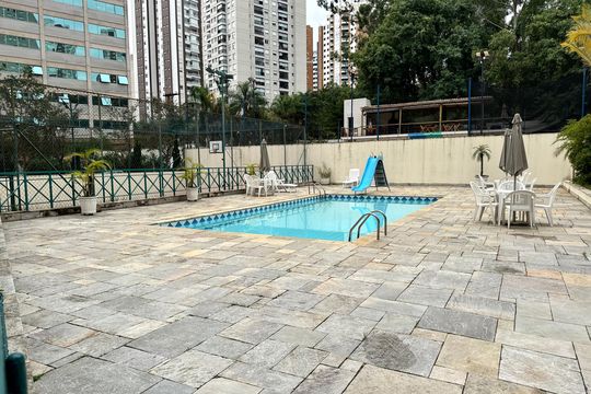 Área comum - Piscina de apartamento à venda com 3 quartos, 132m² em Parque Bairro Morumbi, São Paulo