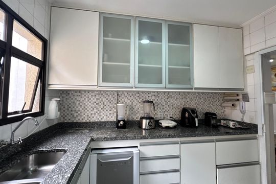 Cozinha de apartamento à venda com 3 quartos, 132m² em Parque Bairro Morumbi, São Paulo