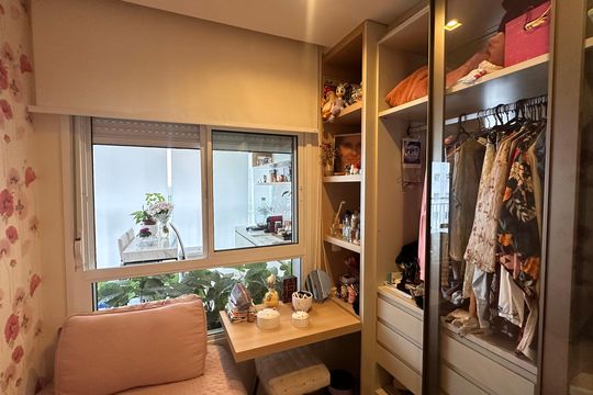 Quarto de apartamento à venda com 3 quartos, 81m² em Santo Amaro, São Paulo