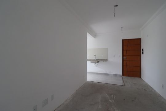 Sala de apartamento à venda com 2 quartos, 54m² em Vila Pires, Santo André