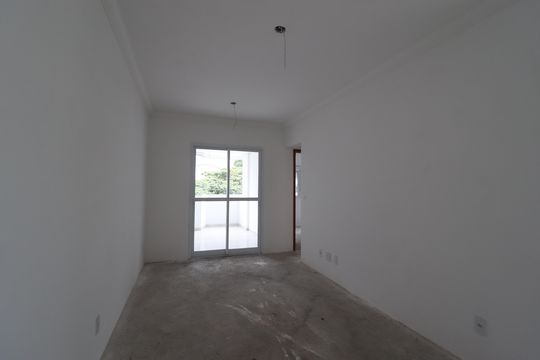 Sala de apartamento à venda com 2 quartos, 54m² em Vila Pires, Santo André