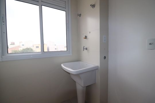 Área de Serviço de apartamento à venda com 2 quartos, 54m² em Vila Pires, Santo André