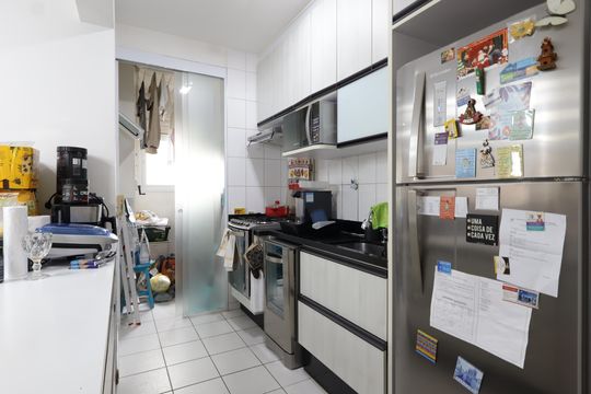 Cozinha de apartamento para alugar com 2 quartos, 69m² em Vila Andrade, São Paulo