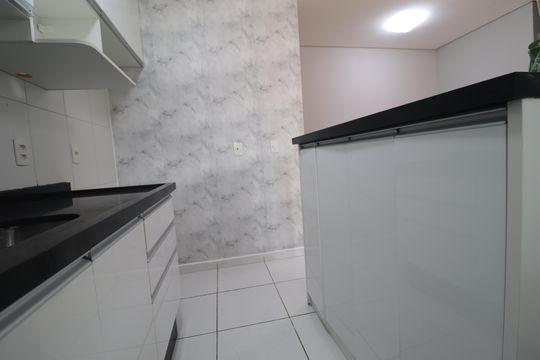 Cozinha de apartamento à venda com 2 quartos, 78m² em Vila Metalúrgica, Santo André