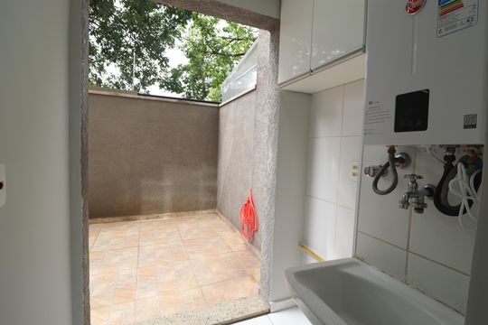 Área de Serviço de apartamento à venda com 2 quartos, 78m² em Vila Metalúrgica, Santo André