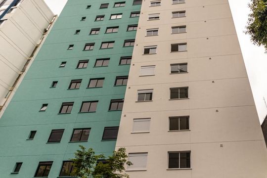 Fachada de apartamento à venda com 1 quarto, 27m² em Vila Buarque, São Paulo