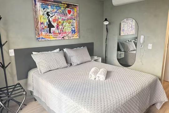 Sala/Quarto de apartamento para alugar com 1 quarto, 23m² em Santa Cecilia, São Paulo