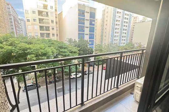 Área de serviço de apartamento para alugar com 1 quarto, 23m² em Santa Cecilia, São Paulo
