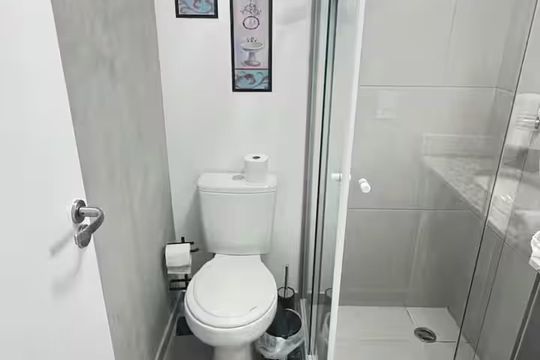 Banheiro de apartamento para alugar com 1 quarto, 23m² em Santa Cecilia, São Paulo