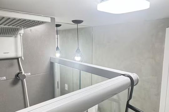 Banheiro de apartamento para alugar com 1 quarto, 23m² em Santa Cecilia, São Paulo
