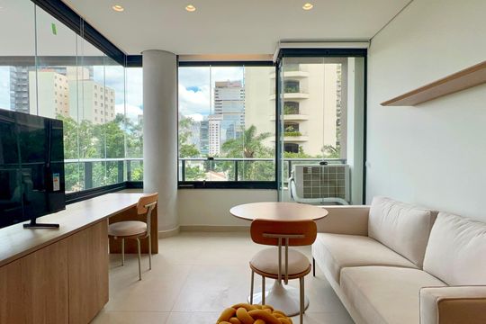 Sala de kitnet/studio para alugar com 1 quarto, 33m² em Pinheiros, São Paulo
