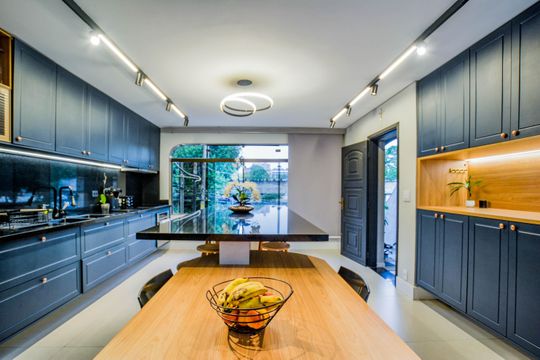 Cozinha de casa à venda com 2 quartos, 240m² em Vila Valparaíso, Santo André