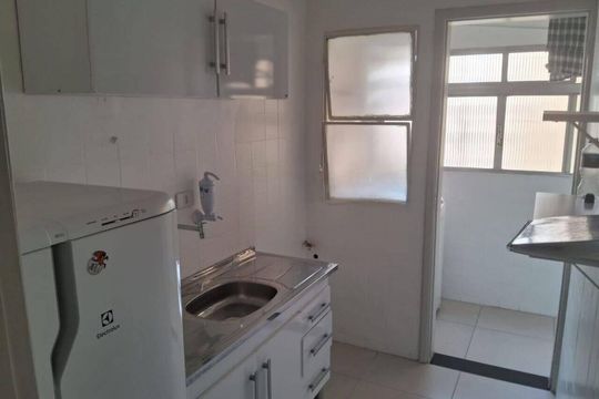 Cozinha de apartamento à venda com 2 quartos, 60m² em Mirandópolis, São Paulo