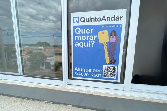 Placa Instalada em 16/04/2026 - Cod.MGDF-171 de apartamento para alugar com 2 quartos, 40m² em Santos Dumont, São Leopoldo