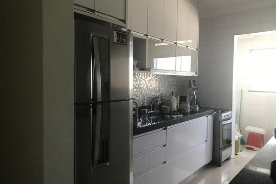 Cozinha de apartamento à venda com 2 quartos, 63m² em Vila Helena, São Bernardo do Campo