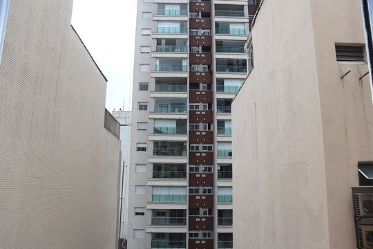 Vista do Quarto de apartamento para alugar com 1 quarto, 33m² em Bela Vista, São Paulo