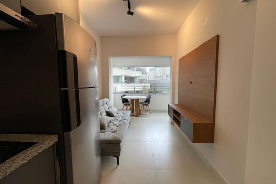 Sala de apartamento à venda com 1 quarto, 34m² em Butantã, São Paulo