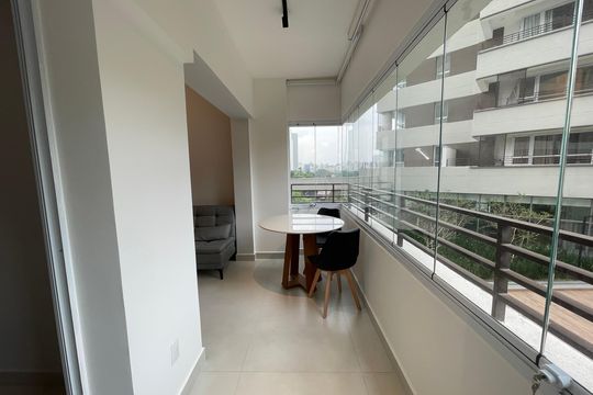 Varanda de apartamento à venda com 1 quarto, 34m² em Butantã, São Paulo